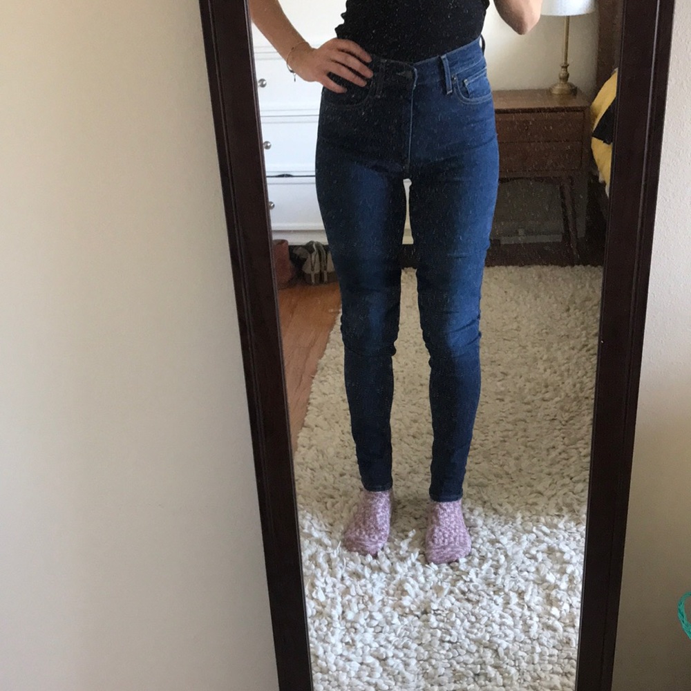 Levi’s Mile High Super Skinny Blue Jeans 👖